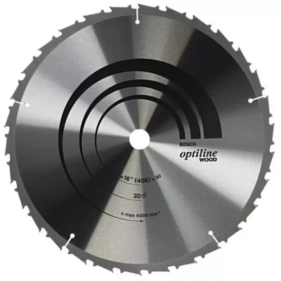 Disco de Sierra Bosch Optiline Benchtop 2608.640.935 de 16" y 30 Dientes