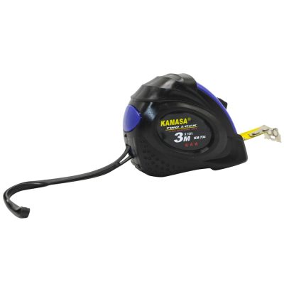 Wincha Kamasa KM704 de 3 Metros x 16 mm con Gancho Imantado