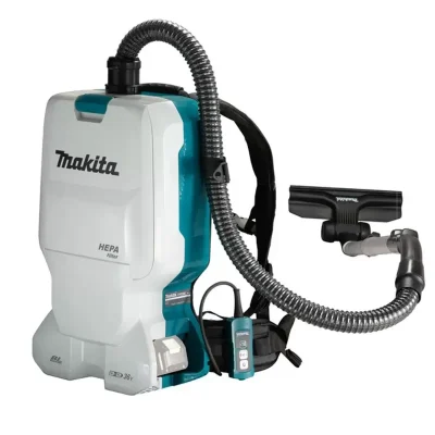 Aspiradora de Mochila Inalámbrica Makita DVC660Z 18Vx2 LXT 6L con Filtro HEPA