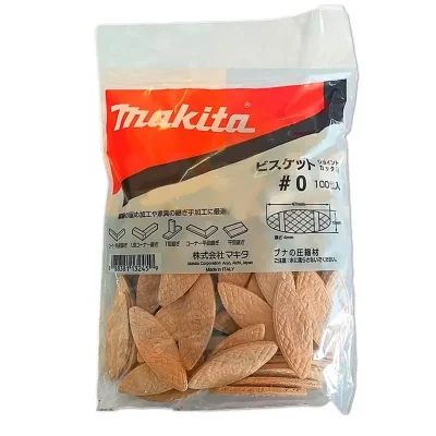 Tarugo Plano Tipo 0 Makita A-16922 46 x 15 mm (100 unidades)