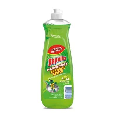 Lavavajilla Líquida Sapolio Manzana 1.25L