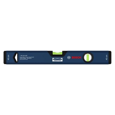 Nivel de Aluminio Bosch 400 mm con 2 Burbujas, Precisión 0,5 mm/m