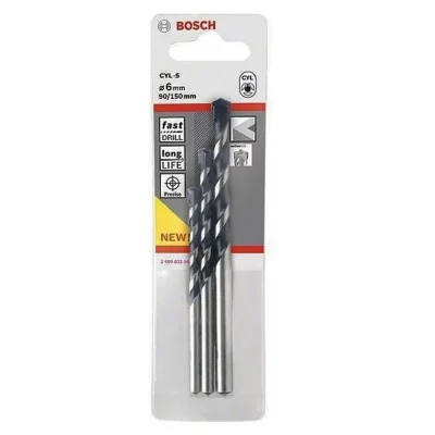 Set de Brocas Bosch CYL-5 para Concreto 5, 6 y 8 mm