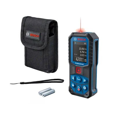 Medidor de distancia laser Bosch GLM 50-22 de 50 m con visor digital y pantalla IPS a color