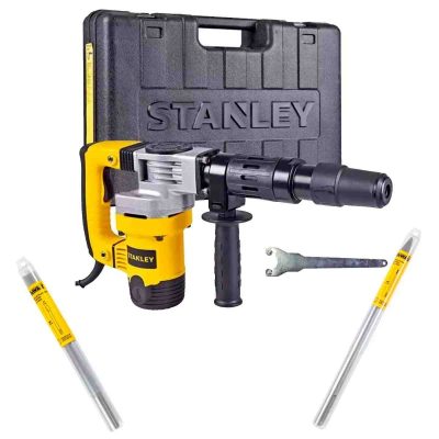 Martillo Demoledor SDS Max Stanley SHM5K-K1 1010W 8.5J + 2 Cinceles
