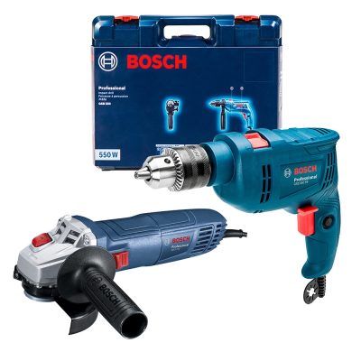 Combo Bosch Taladro Percutor GSB 550 RE + Amoladora GWS 700