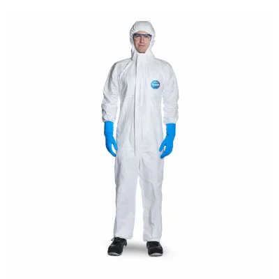 DuPont™ Tyvek® 500 Xpert (Modelo CHF5) — Mono/traje con capucha, blanco
