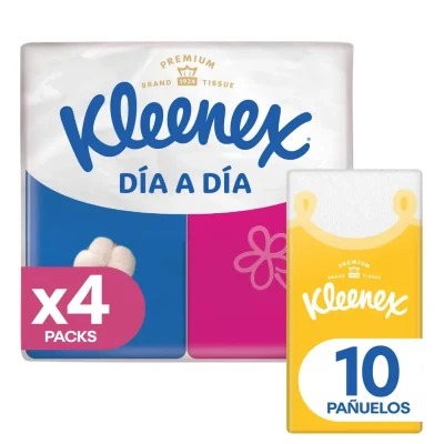 Pañuelos Faciales de Bolsillo Kleenex Caja x40