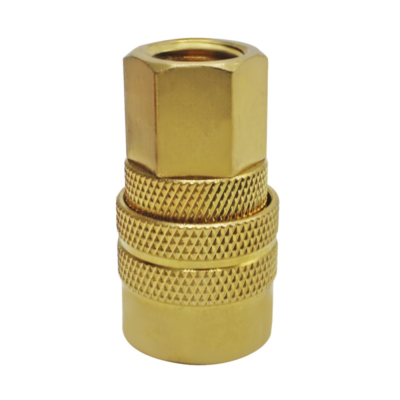 Acople Rápido Kamasa KM1359 1/4" NPT Hembra en Bronce