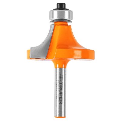 Fresa Redondeadora 1/4" x 1 1/4" con Rodaje Truper 11470