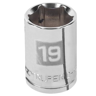 Dado Hexagonal Truper 1/2" x 19mm Corto Sistema Milimétrico