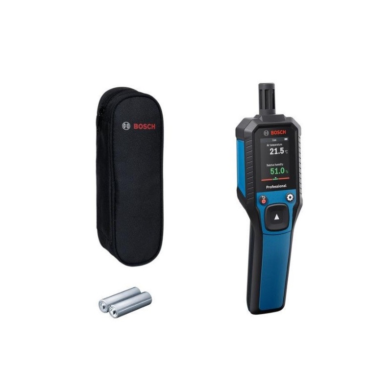 Higrómetro Digital Bosch GDH 1-17 con Pantalla TFT LCD